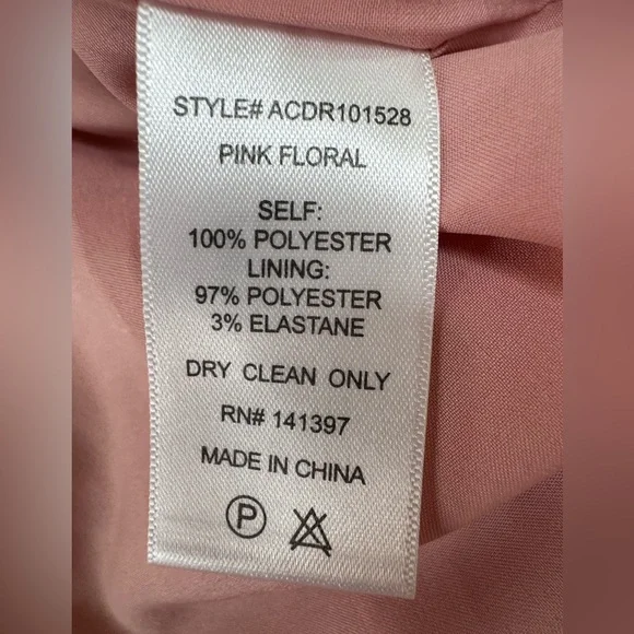 Astr The Label Malvina Pink Floral Asymmetrical One Shoulder Midi Dress S $138 - Picture 9 of 16